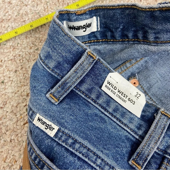New! Wrangler Wild West 603 High Rise Straight Jean NWT 17016 - Picture 12 of 13